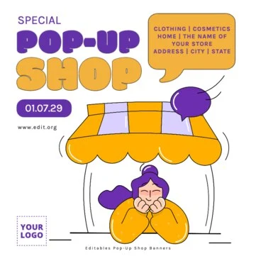 Edit Pop-Up Sale Flyer