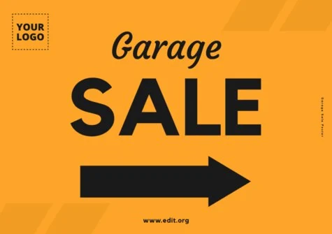 Edit a Garage Sale sign