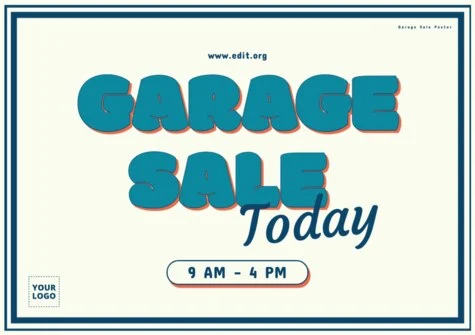 Edit a Garage Sale sign