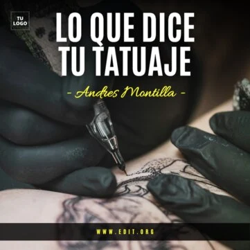 Editar una plantilla de tatuajes