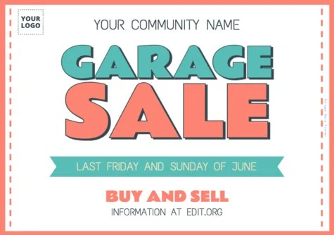 Edit a Garage Sale sign