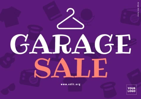 Edit a Garage Sale sign