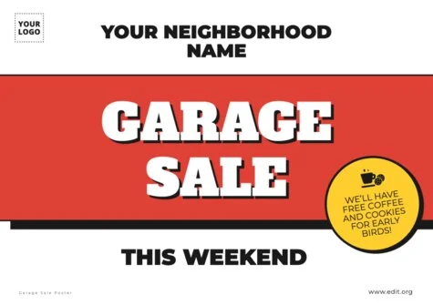 Edit a Garage Sale sign