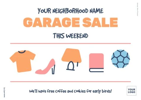 Edit a Garage Sale sign