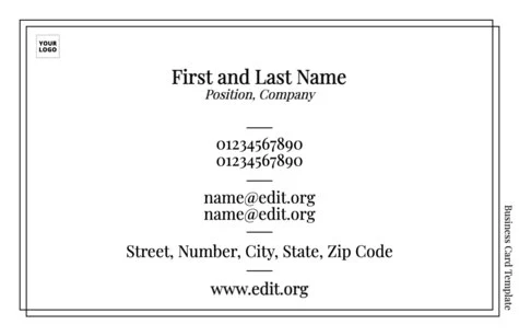 Design your business card