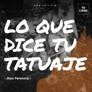 Editar una plantilla de tatuajes