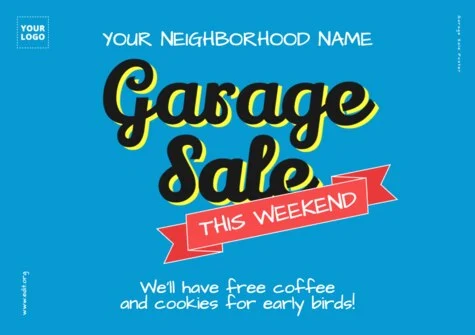 Edit a Garage Sale sign
