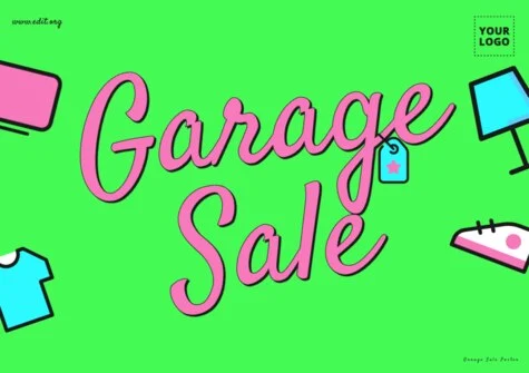 Edit a Garage Sale sign