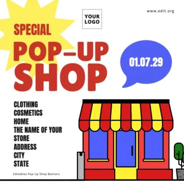Edit Pop-Up Sale Flyer
