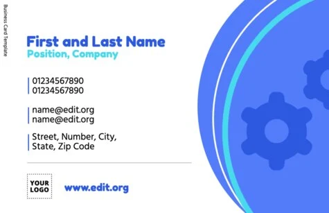 Créez votre carte de visite