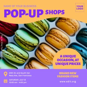 Edit Pop-Up Sale Flyer