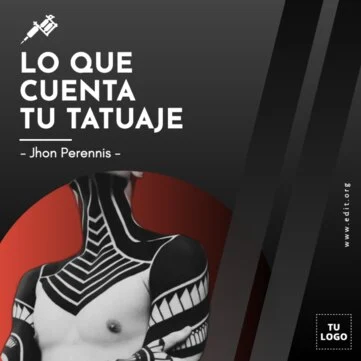 Editar una plantilla de tatuajes