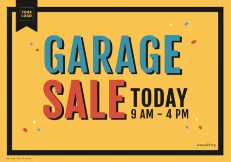 Edit a Garage Sale sign