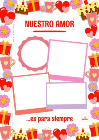 Edita una tarjeta de amor online