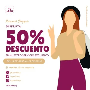 Edita un banner de Personal Shopper