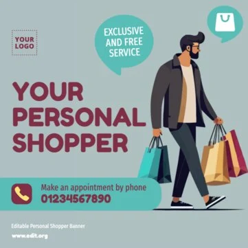 Edit a Personal Stylist flyer