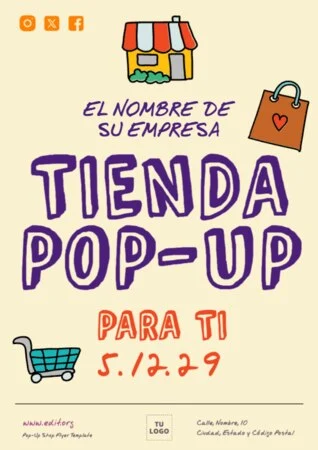 Edita un banner de Pop Up Shop