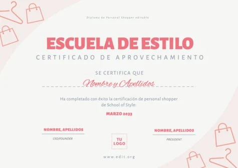 Crear mi diploma o certificado