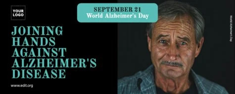 Edit an Alzheimer's Day banner