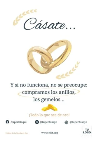 Edita un flyer de Oro