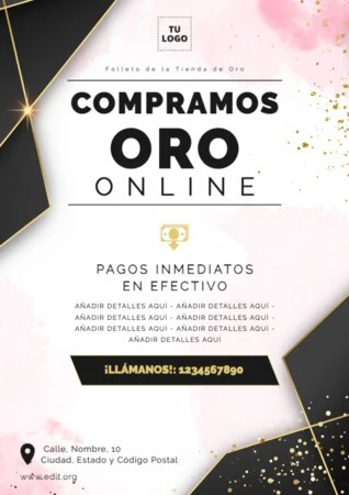 Edita un flyer de Oro