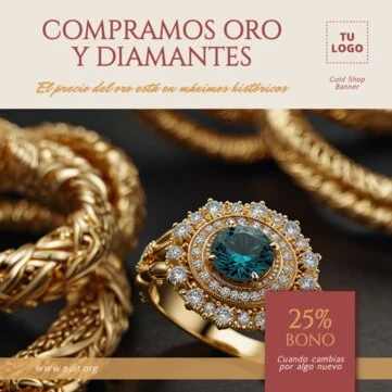 Edita un flyer de Oro