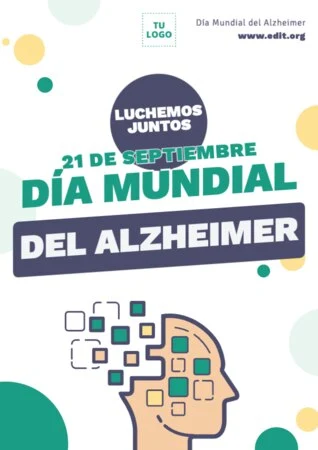 Edita un diseño sobre Alzheimer