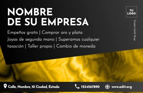 Edita un flyer de Oro