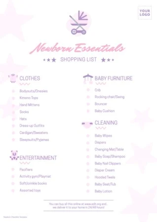 Edit a Newborn List