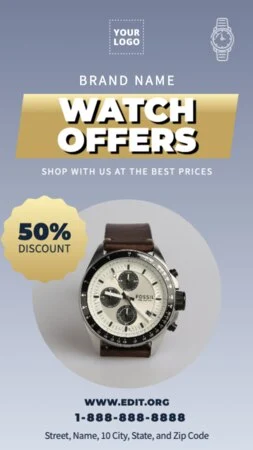 Edit a Watch banner