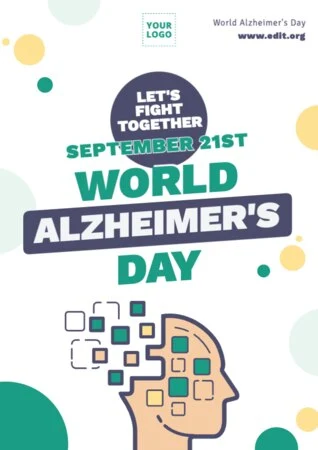 Edit an Alzheimer's Day banner