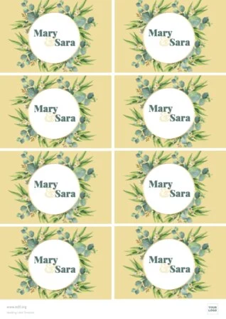 Edit a Wedding Label