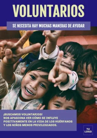 Edita una plantilla para encontrar voluntarios