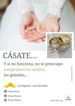Edita un flyer de Oro