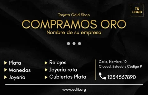 Edita un flyer de Oro