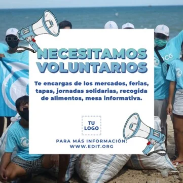 Edita un cartel sobre derechos humanos