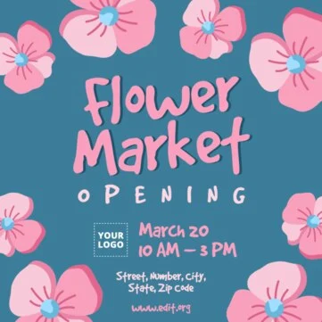 Edit a Flower Market banner