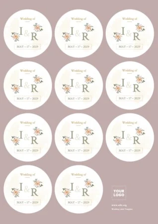 Edit a wedding thank you card