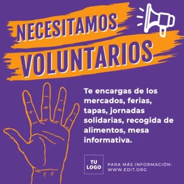 Edita un cartel sobre derechos humanos