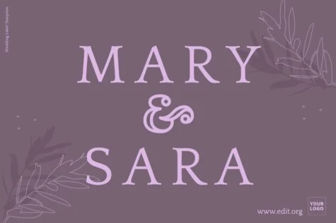 Edit a wedding thank you card