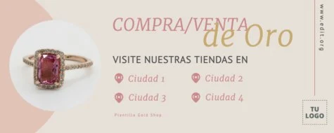 Edita un flyer de Oro