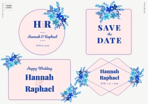 Edit a wedding thank you card