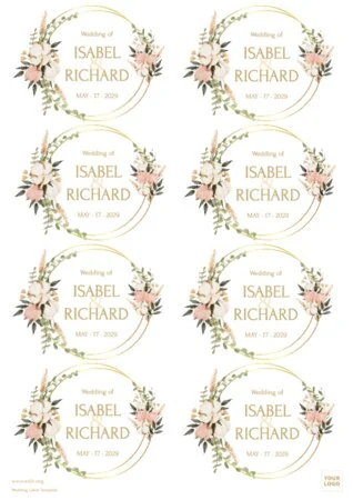 Edit a wedding thank you card
