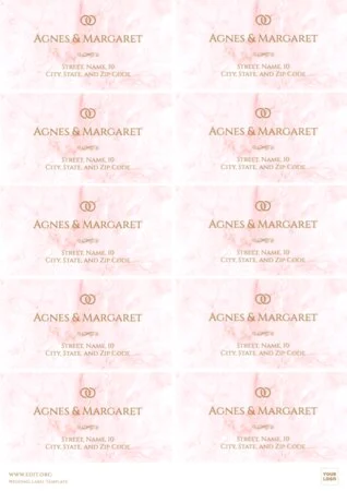 Edit a wedding thank you card