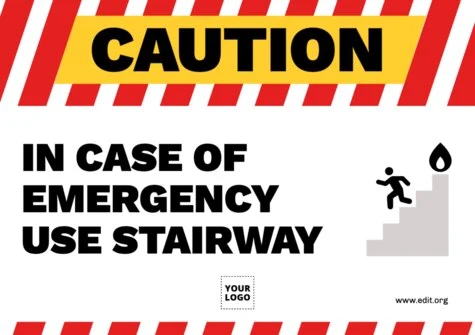 Edit a fire prevention poster