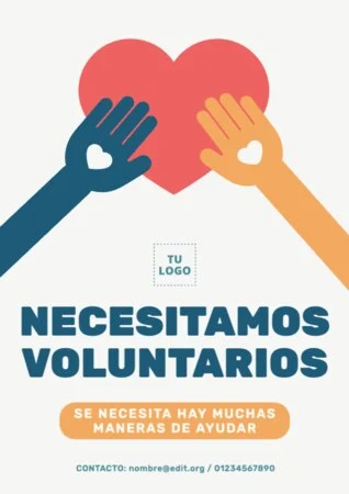 Edita una plantilla para encontrar voluntarios