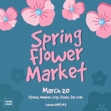 Edit a Flower Market banner