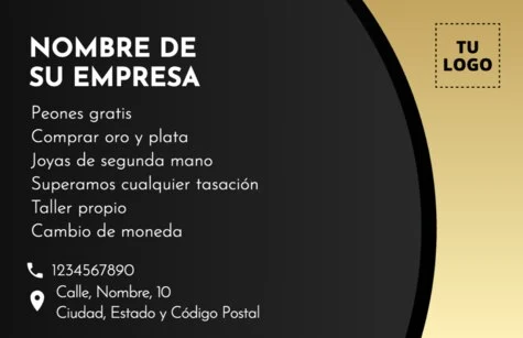 Edita un flyer de Oro