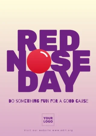 Bearbeite ein Red Nose Day Design