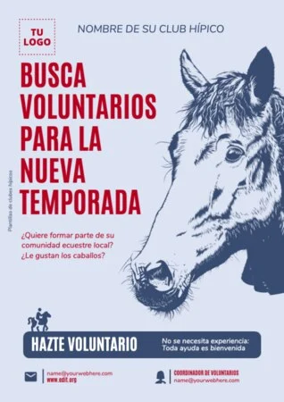 Edita una plantilla para encontrar voluntarios